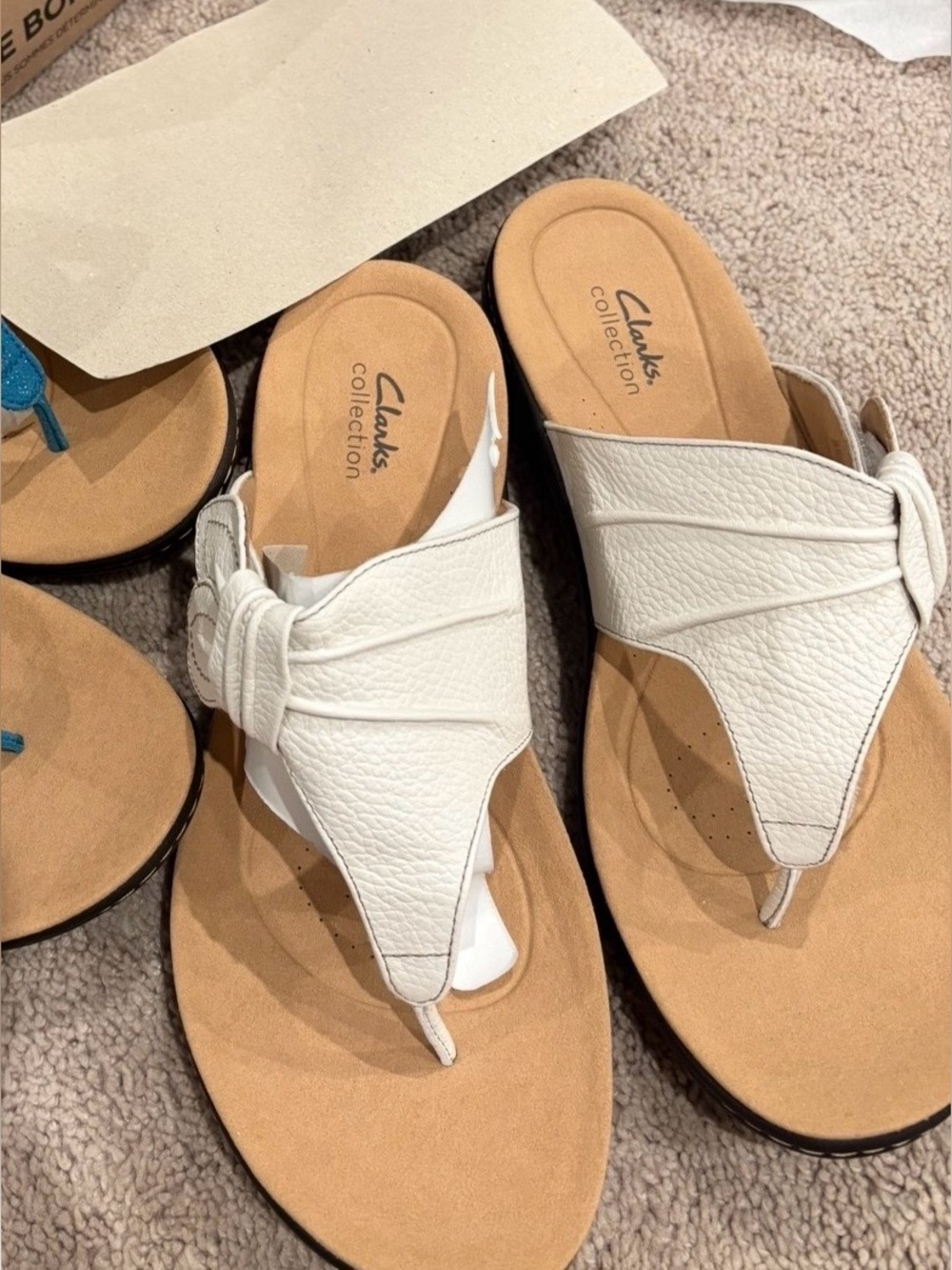 Clarks Collection Laurieann Rae Womens Flip Flop Thong Sandal 12W